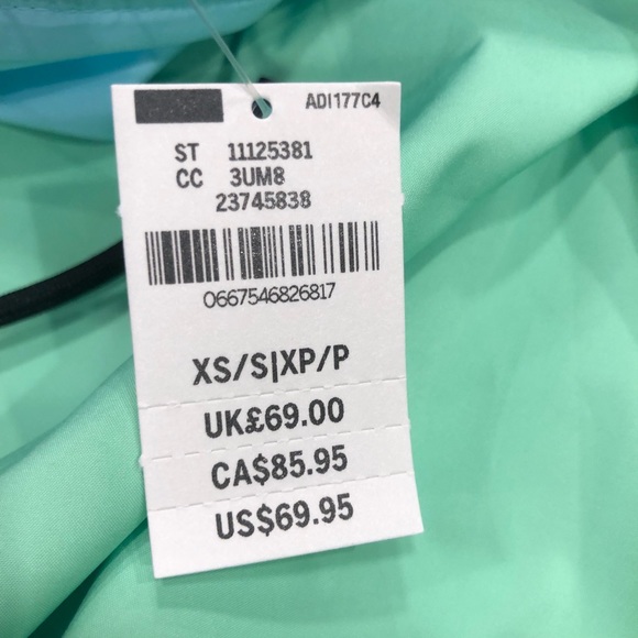 VS PINK ANORAK Blue/Green - S - Picture 5 of 5